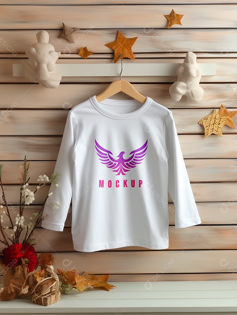 Mockup Moletom de Bebê PSD Editável