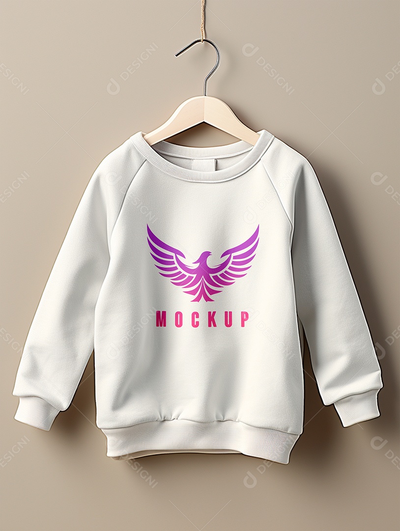 Mockup Moletom de Bebê PSD Editável