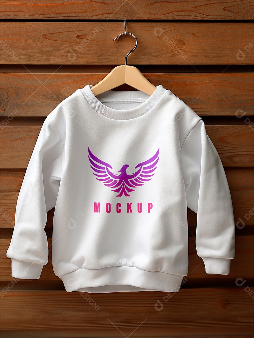 Mockup Moletom de Bebê PSD Editável
