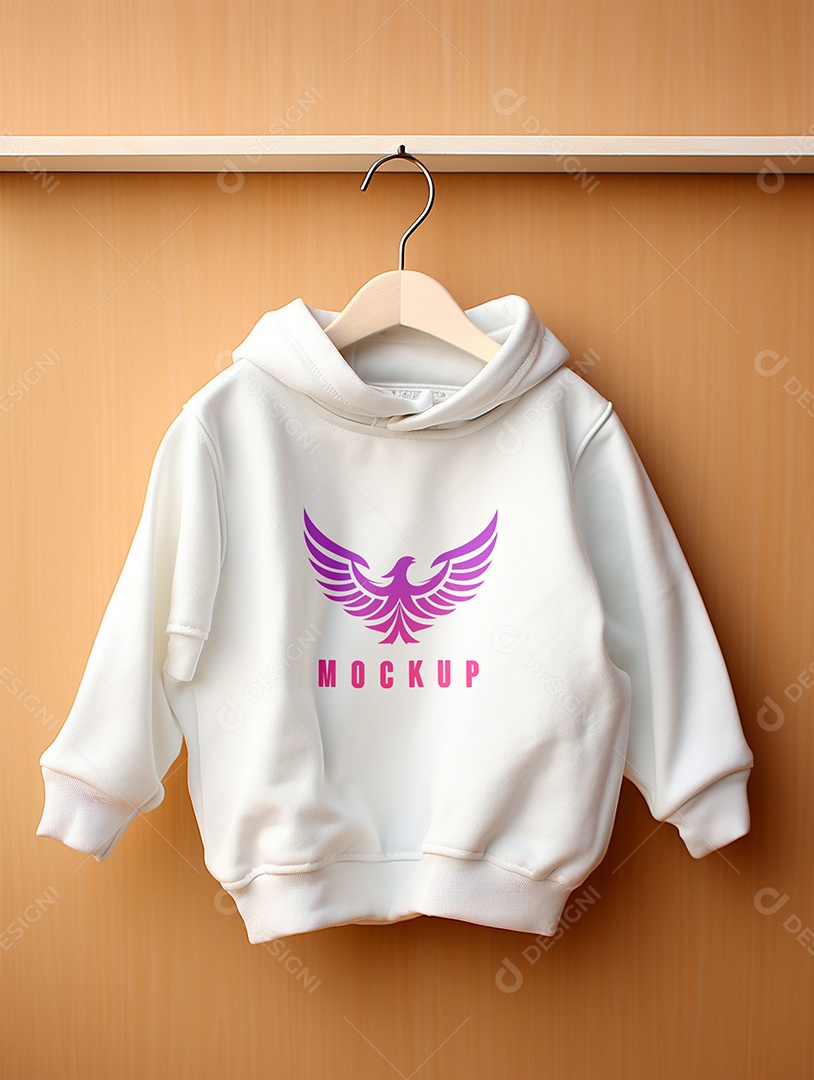 Mockup Moletom de Bebê PSD Editável