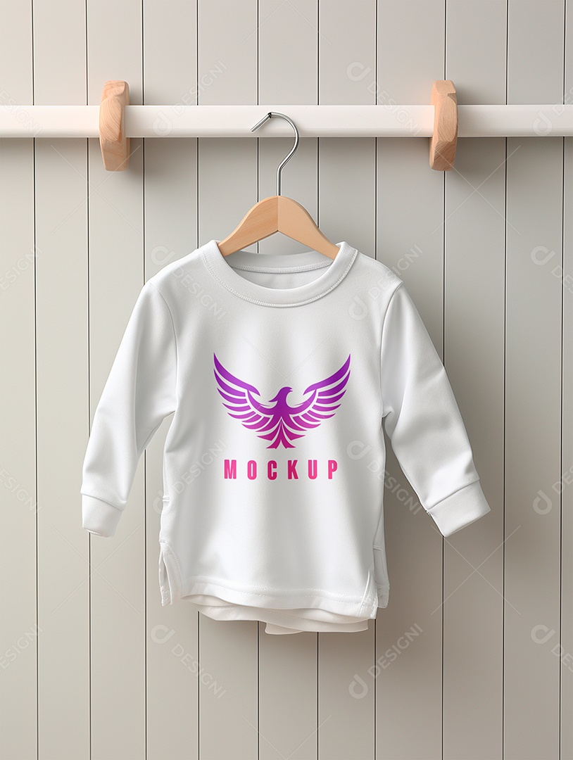 Mockup Moletom de Bebê PSD Editável