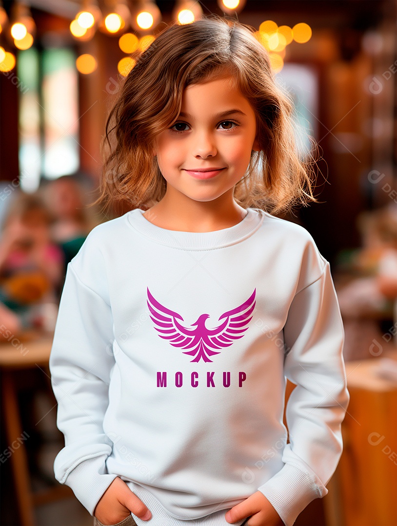 Mockup Moletom de Bebê PSD Editável