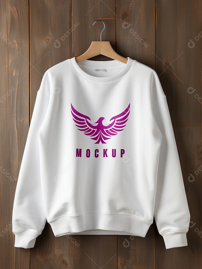 Mockup De Moletom No Cabide PSD Editável