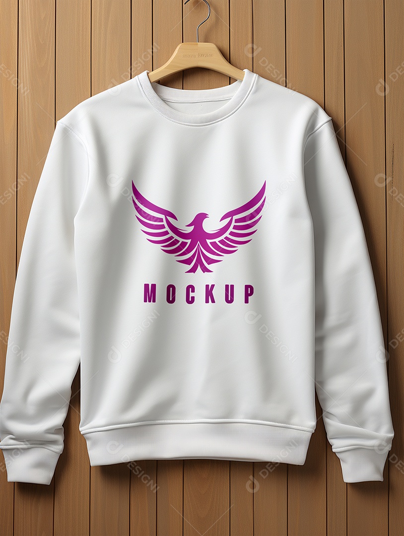 Mockup De Moletom No Cabide PSD Editável