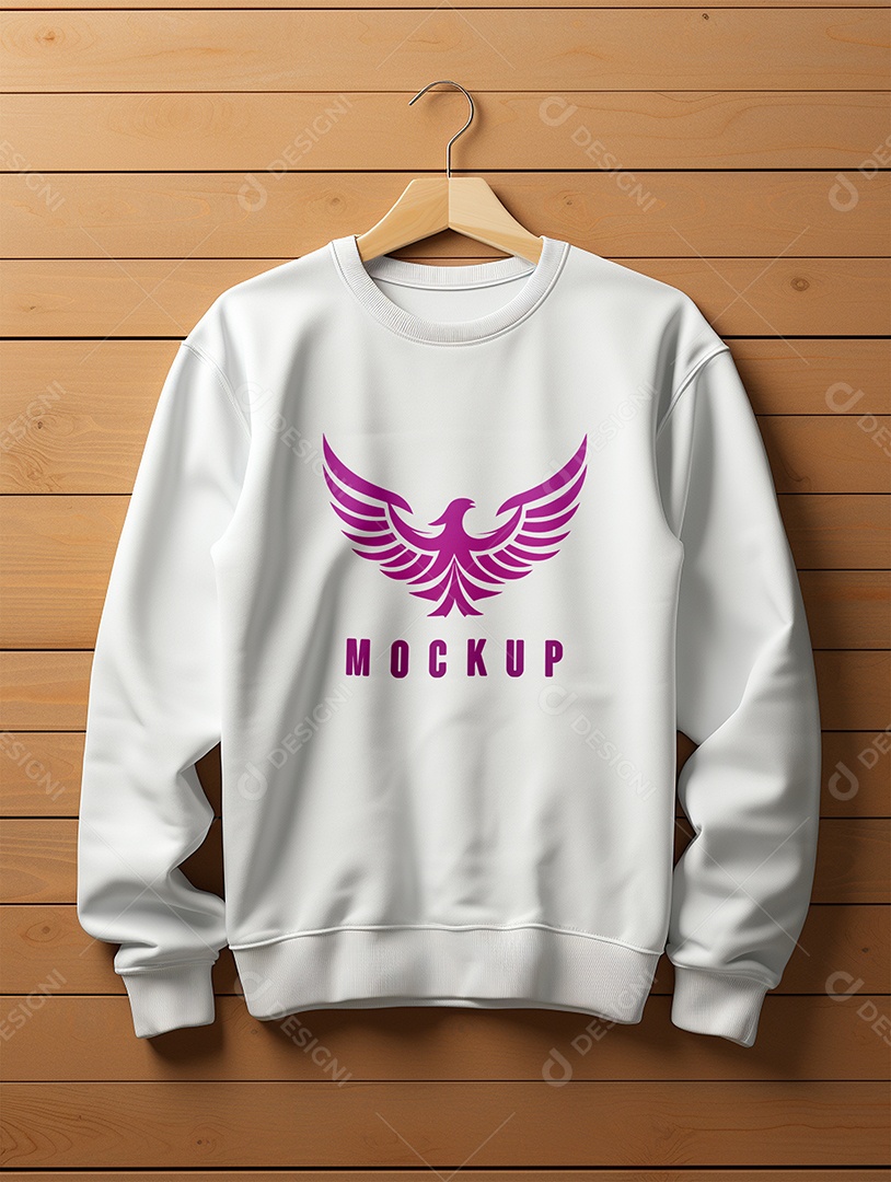Mockup De Moletom No Cabide PSD Editável