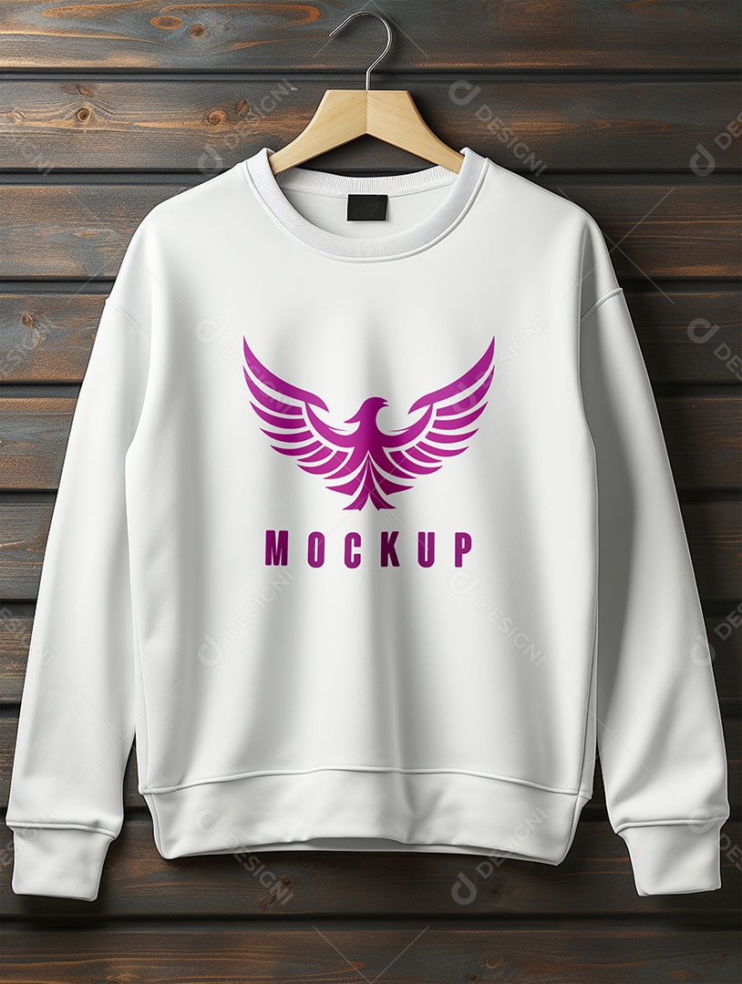 Mockup De Moletom No Cabide PSD Editável