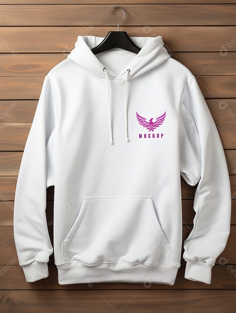 Mockup De Moletom No Cabide PSD Editável