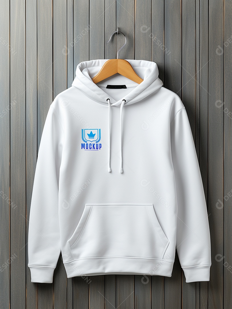 Mockup De Moletom No Cabide PSD Editável