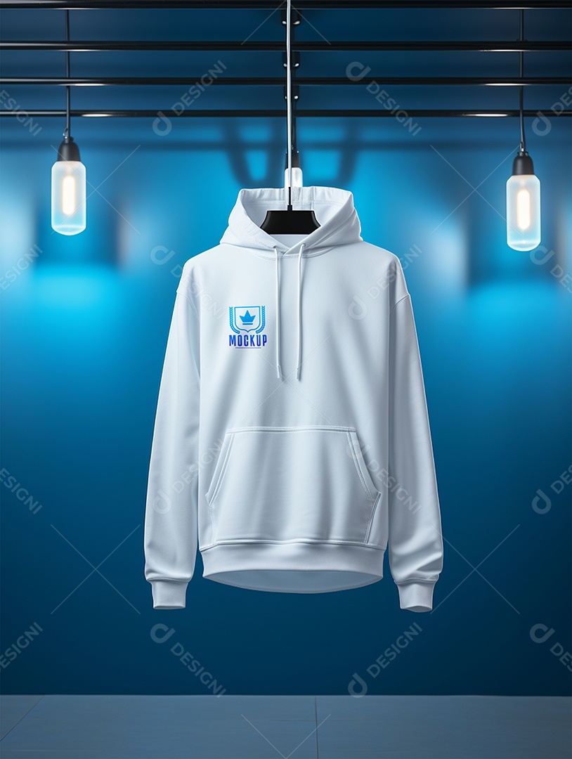 Mockup De Moletom No Cabide PSD Editável