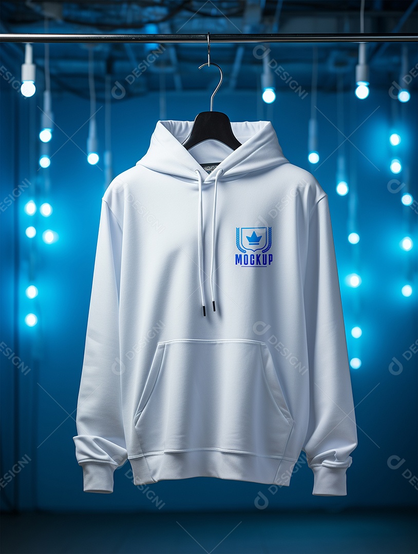 Mockup De Moletom No Cabide PSD Editável