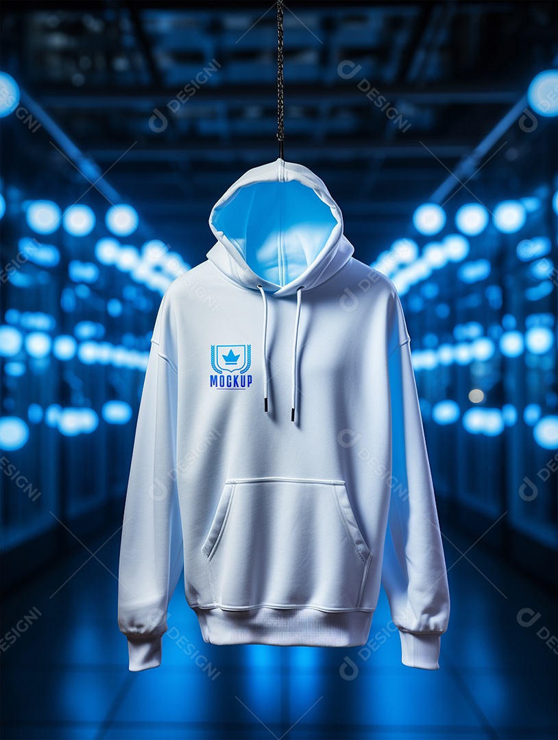 Mockup De Moletom No Cabide PSD Editável