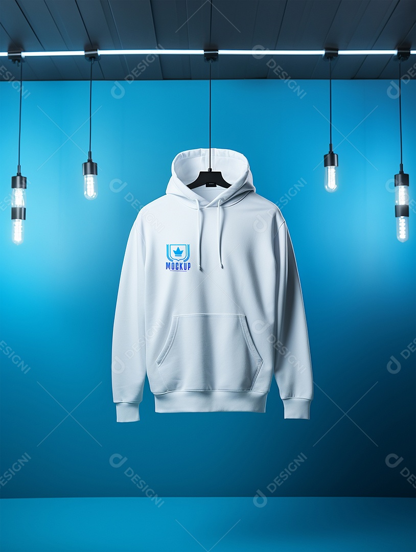 Mockup De Moletom No Cabide PSD Editável