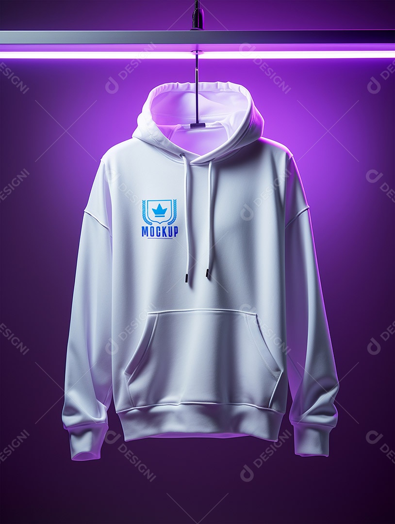 Mockup de Moletom no Cabide PSD Editável