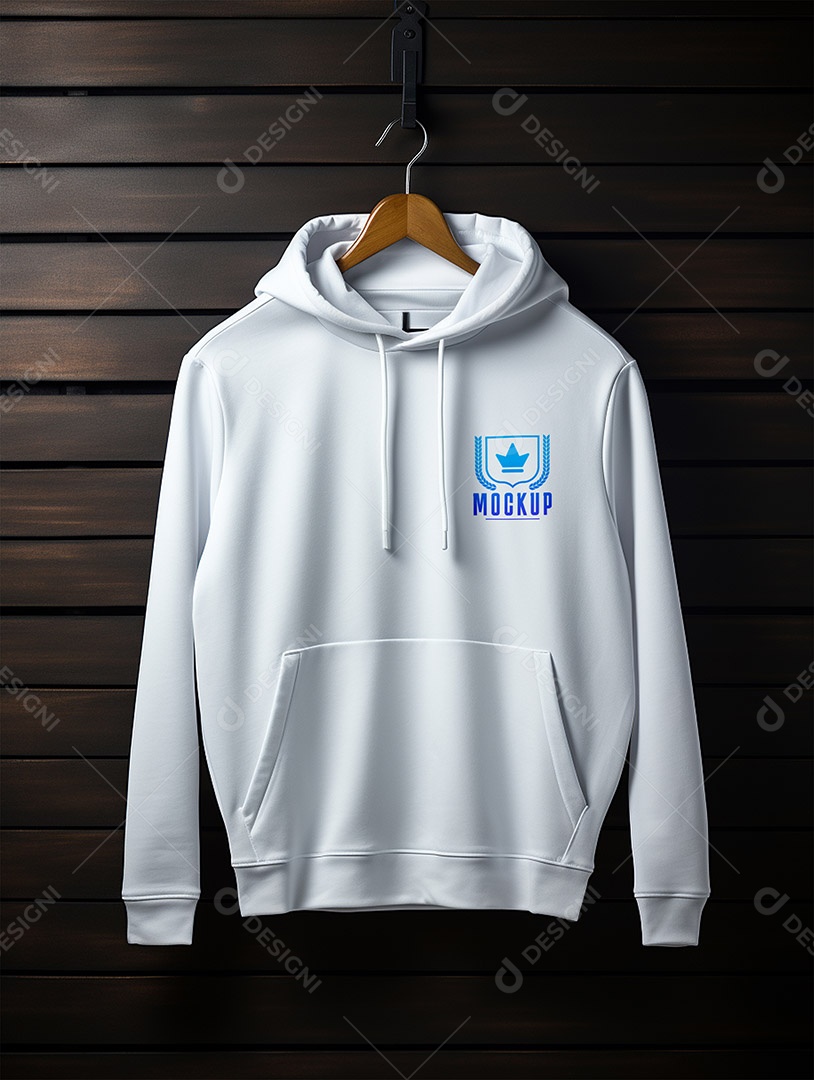 Mockup de Moletom no Cabide PSD Editável