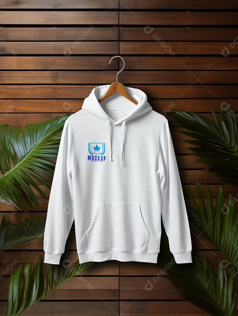 Mockup de Moletom no Cabide PSD Editável