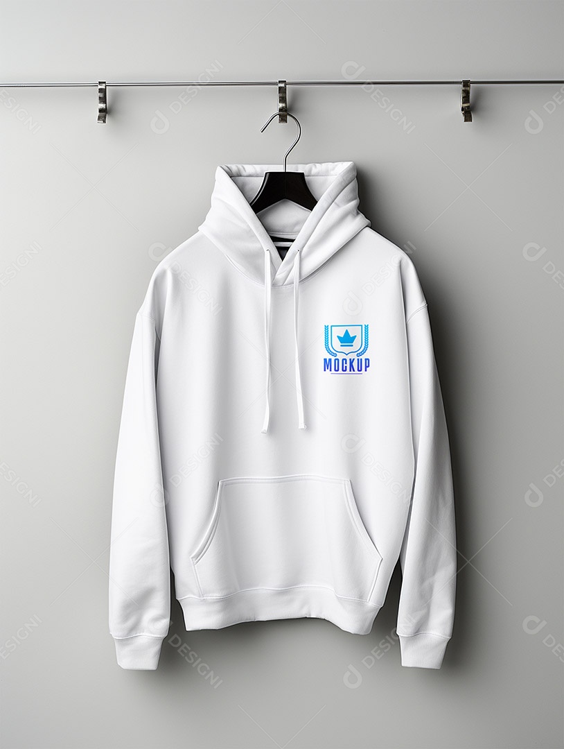 Mockup de Moletom no Cabide PSD Editável