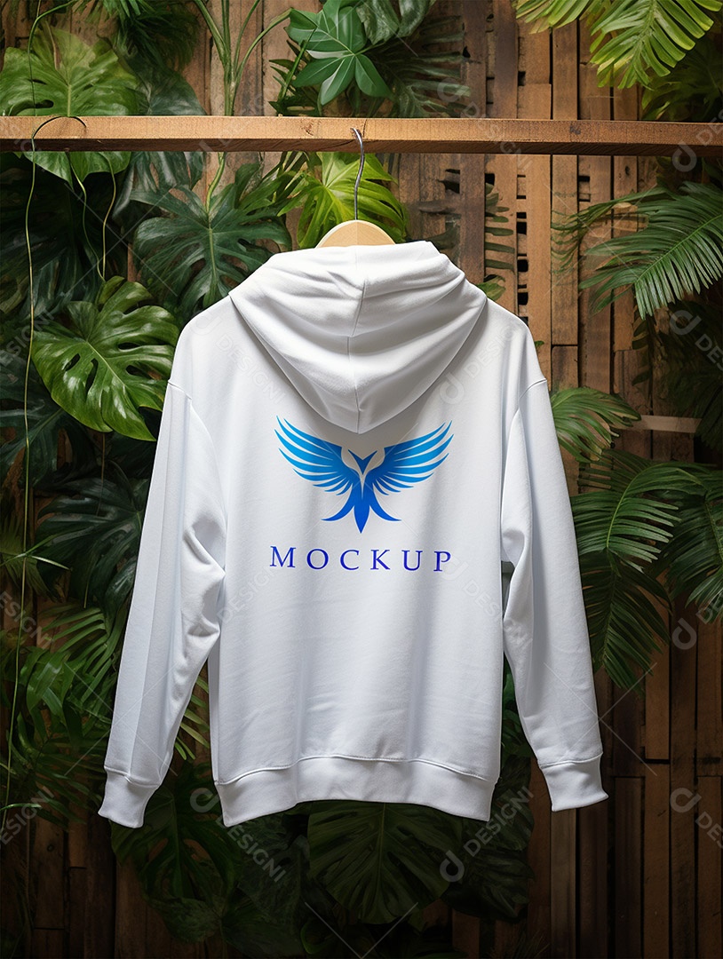 Mockup de Moletom no Cabide PSD Editável