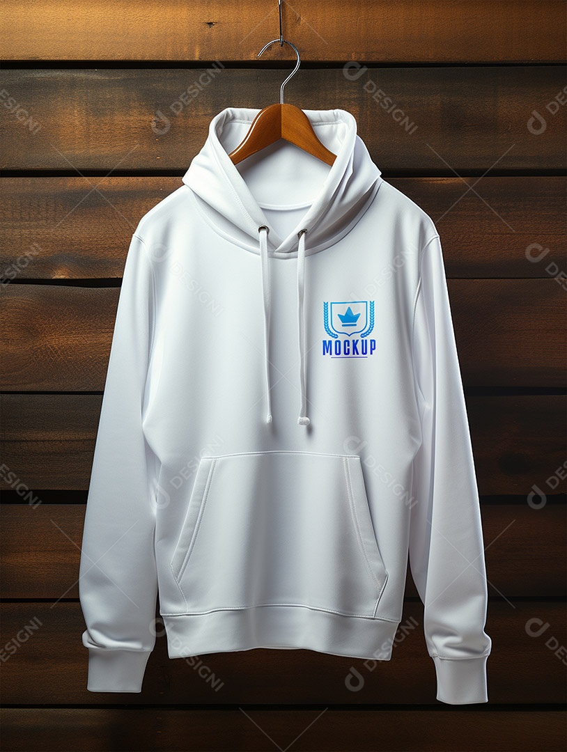 Mockup de Moletom no Cabide PSD Editável