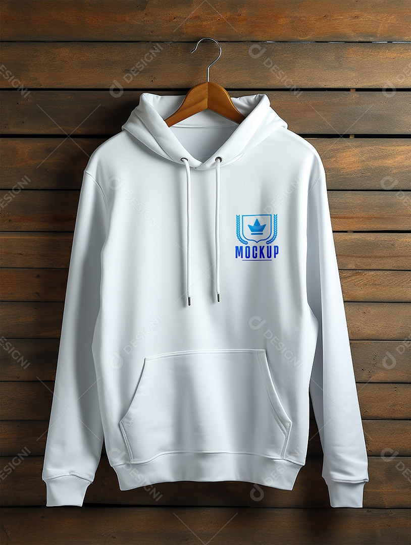 Mockup de Moletom no Cabide PSD Editável