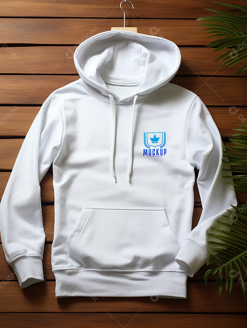 Mockup de Moletom no Cabide PSD Editável