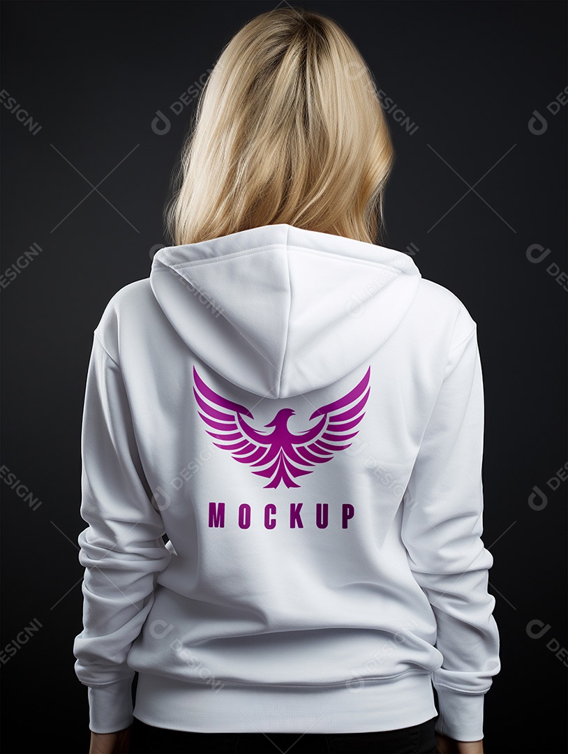 Mockup de Moletom no Cabide PSD Editável