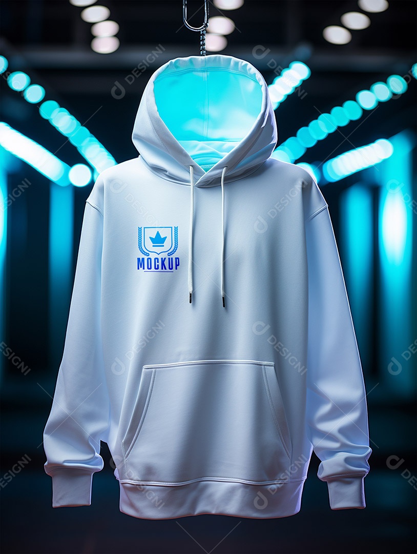 Mockup de Moletom no Cabide PSD Editável