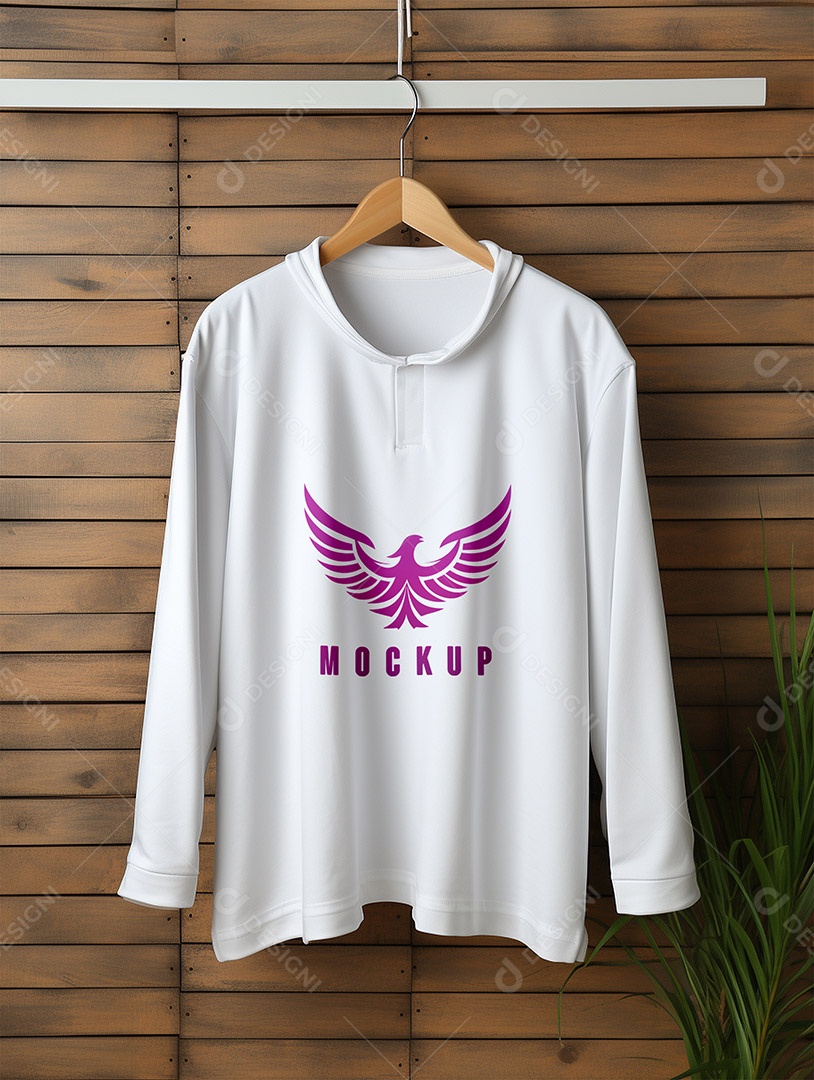 Mockup de Moletom no Cabide PSD Editável