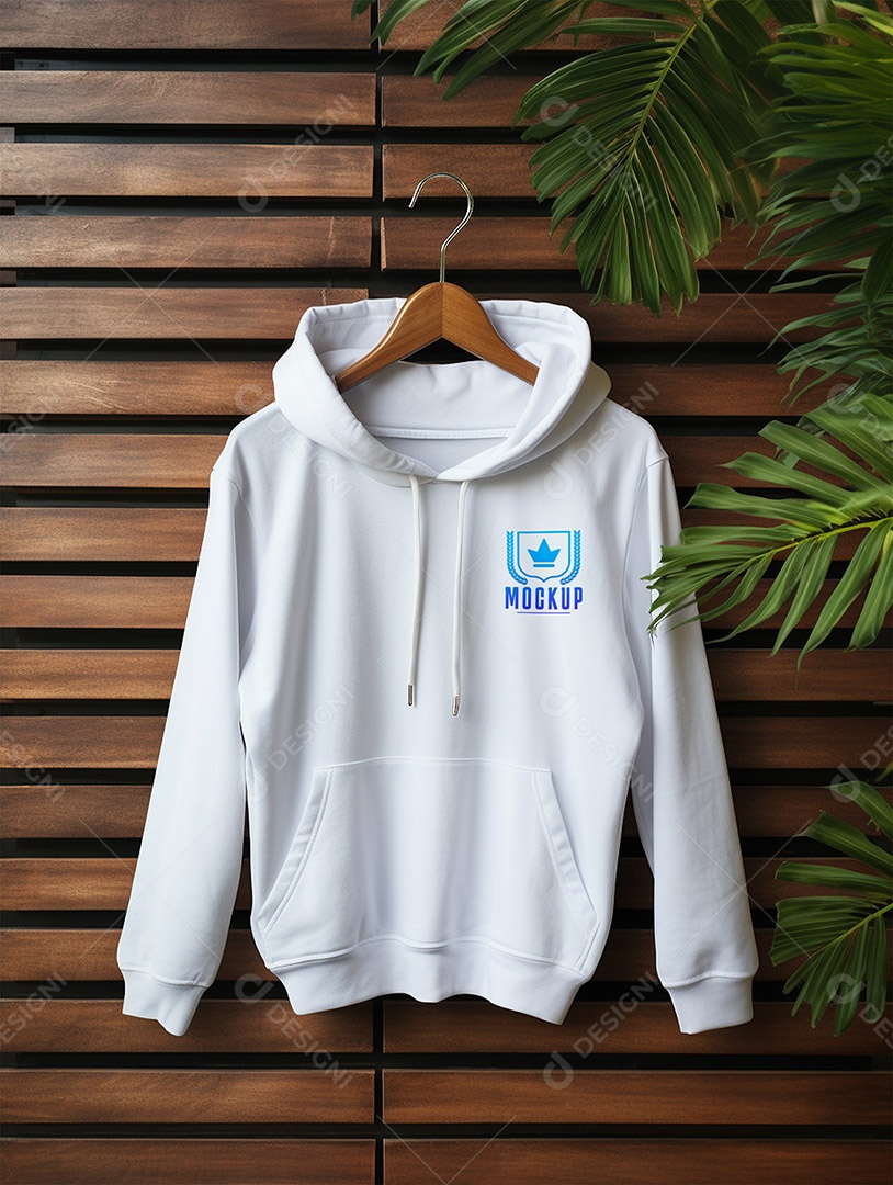 Mockup de Moletom no Cabide PSD Editável