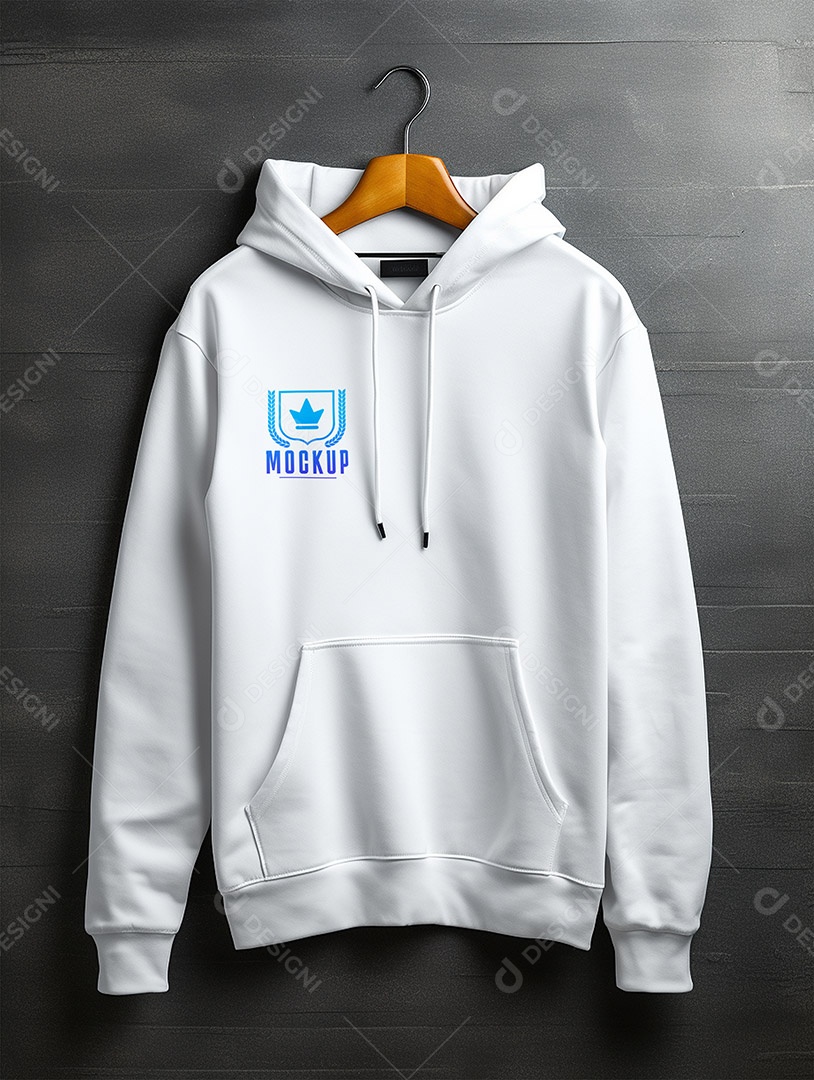 Mockup de Moletom no Cabide PSD Editável