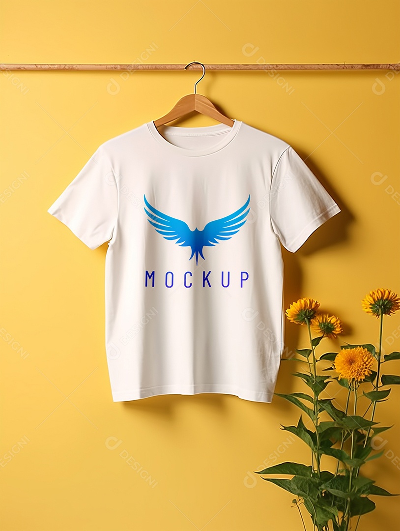 Mockup de Blusa Feminina PSD Editável