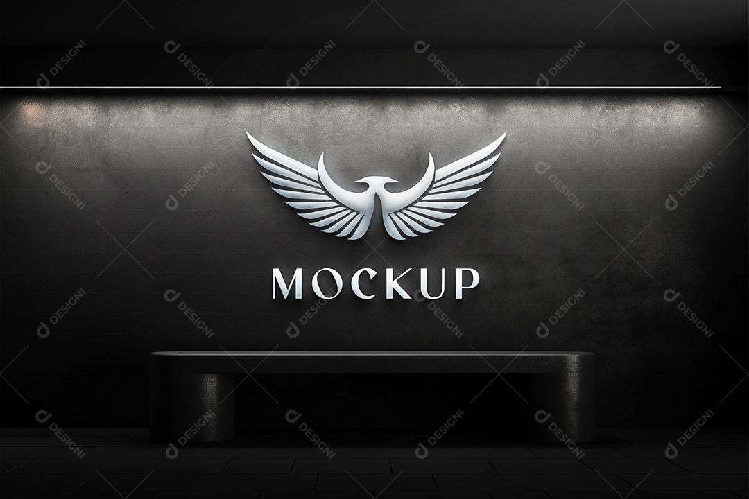 Modelo Mockup de Empresa PSD Editável