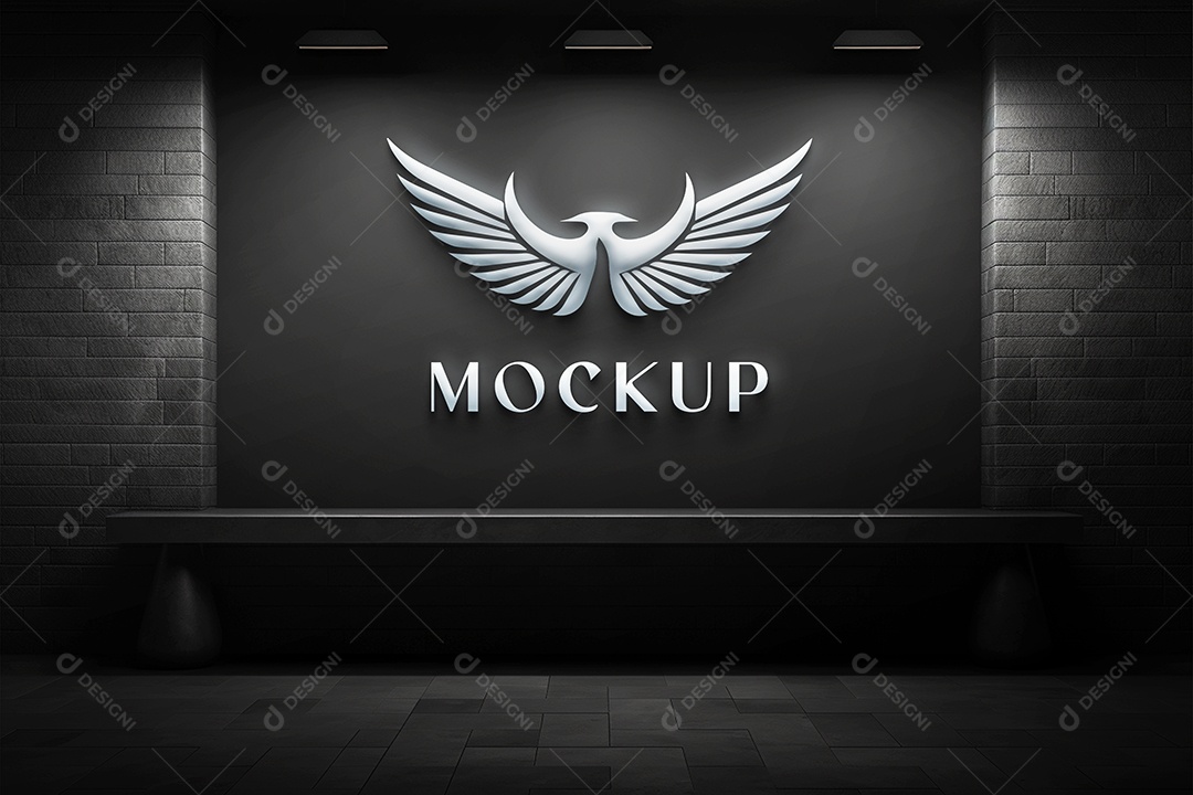 Modelo Mockup de Empresa PSD Editável