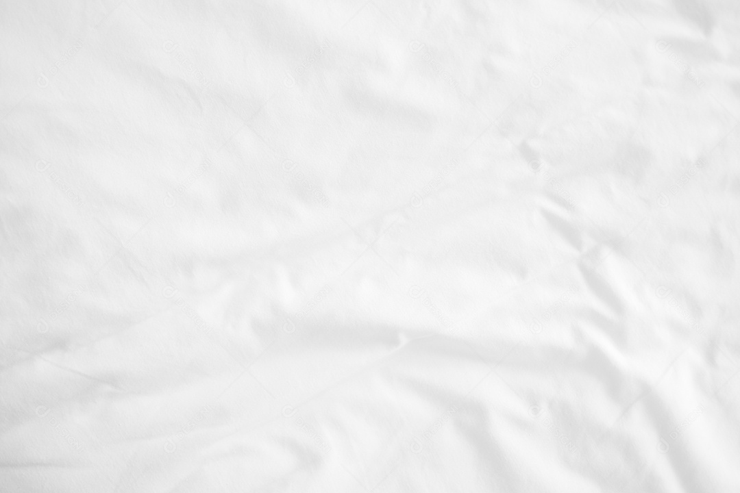 Lençóis brancos abstratos ou textura de fundo de tecido branco enrugado e textura
