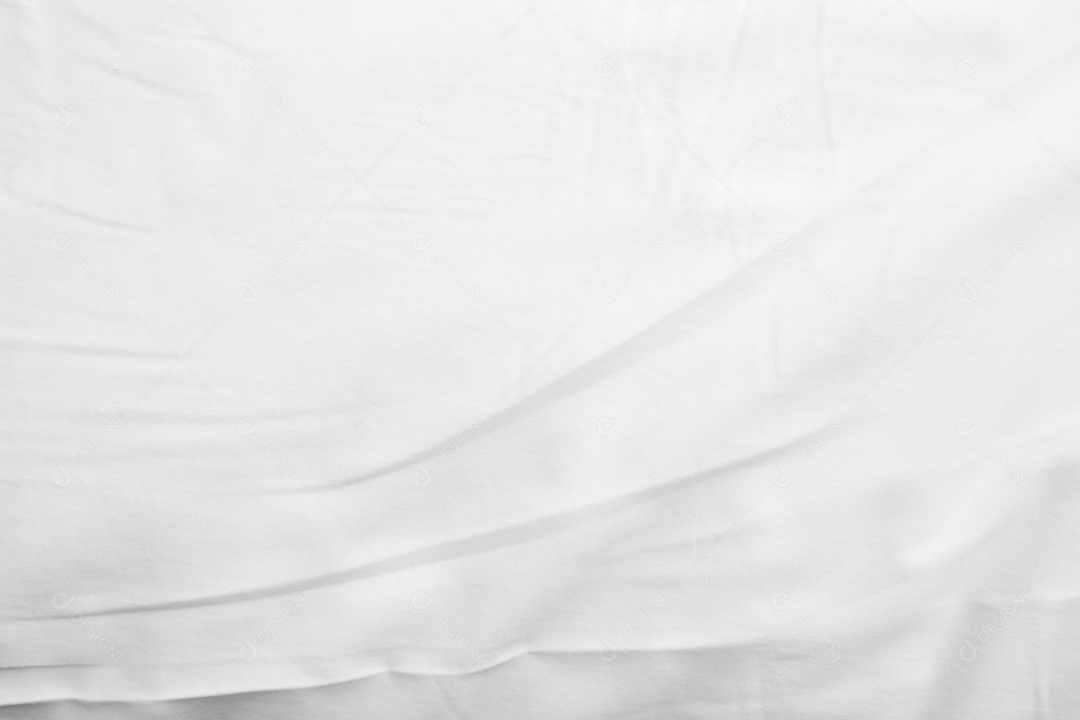 Lençóis brancos abstratos ou textura de fundo de tecido branco enrugado e textura