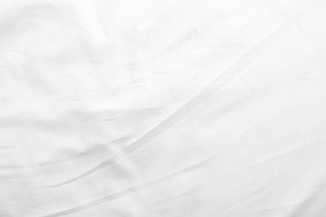 Lençóis brancos abstratos ou textura de fundo de tecido branco enrugado e textura