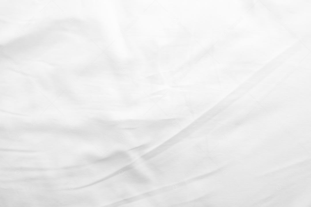 Lençóis brancos abstratos ou textura de fundo de tecido branco enrugado e textura