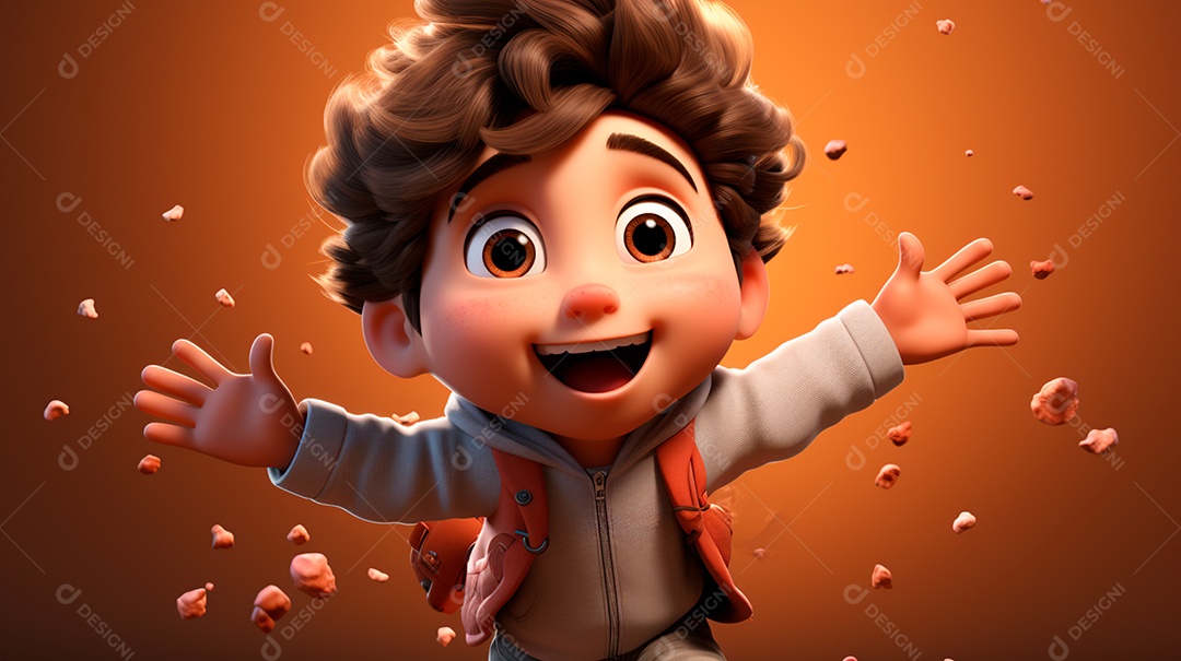 imagem de um lindo menino com rosto angelical