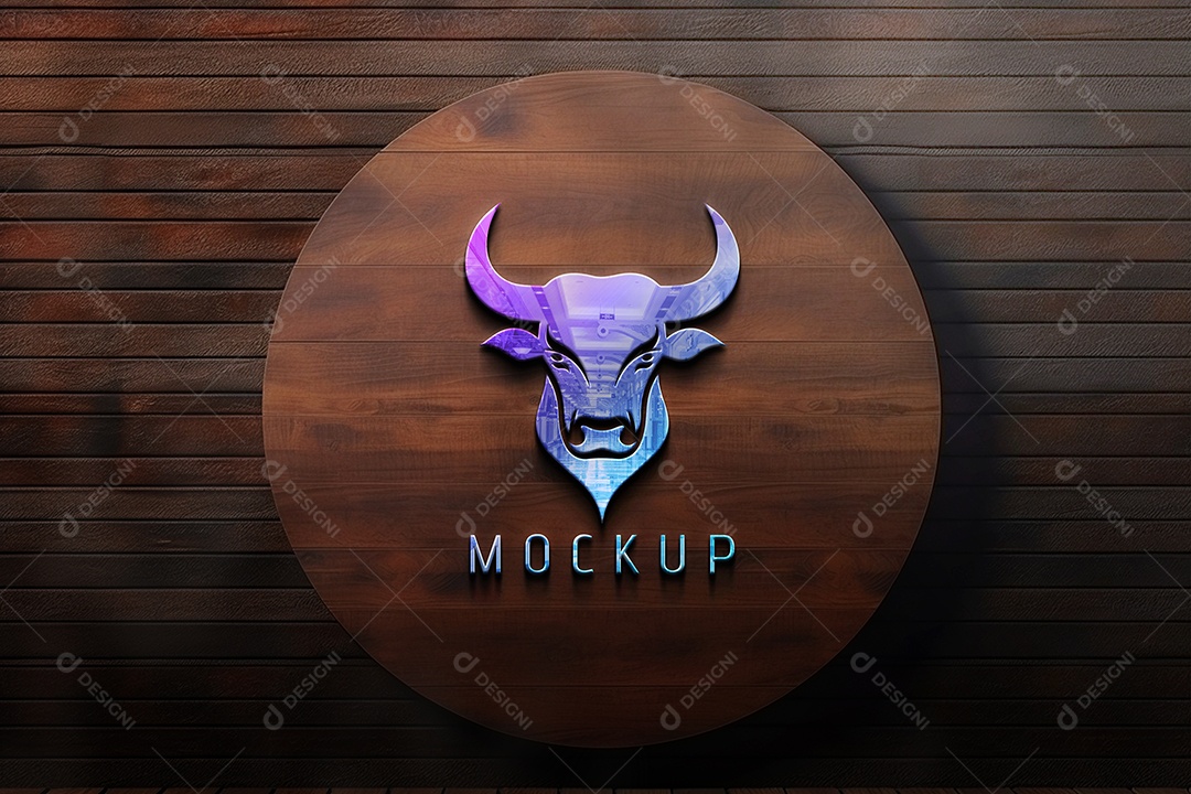 Logo de Mockup PSD Editável