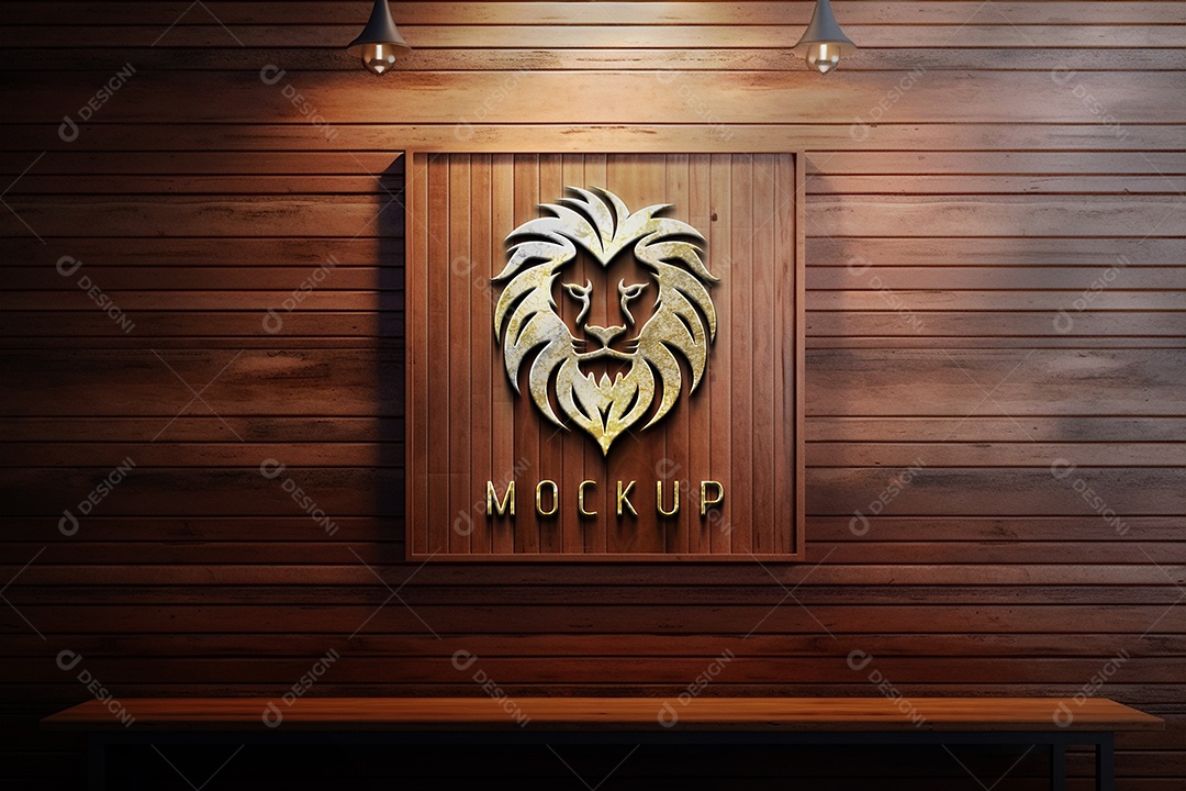Logo de Mockup PSD Editável