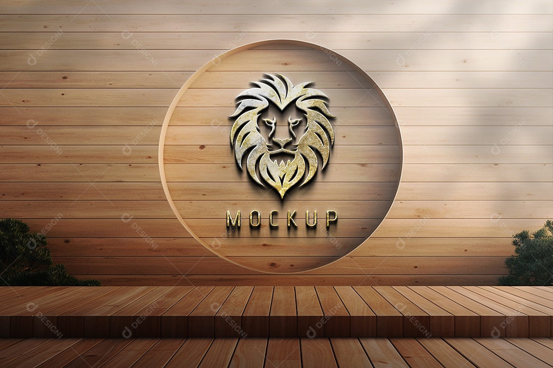 Logo de Mockup PSD Editável