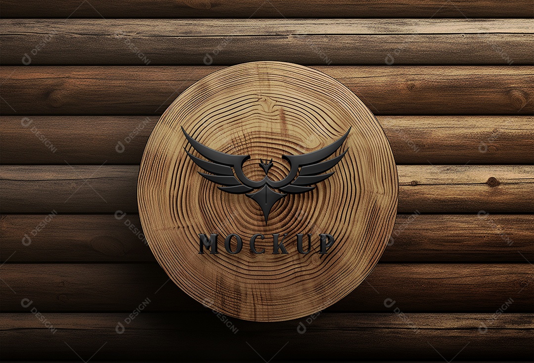 Logo de Mockup PSD Editável