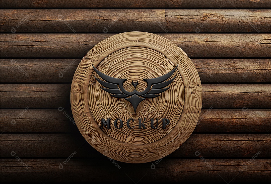 Logo de Mockup PSD Editável