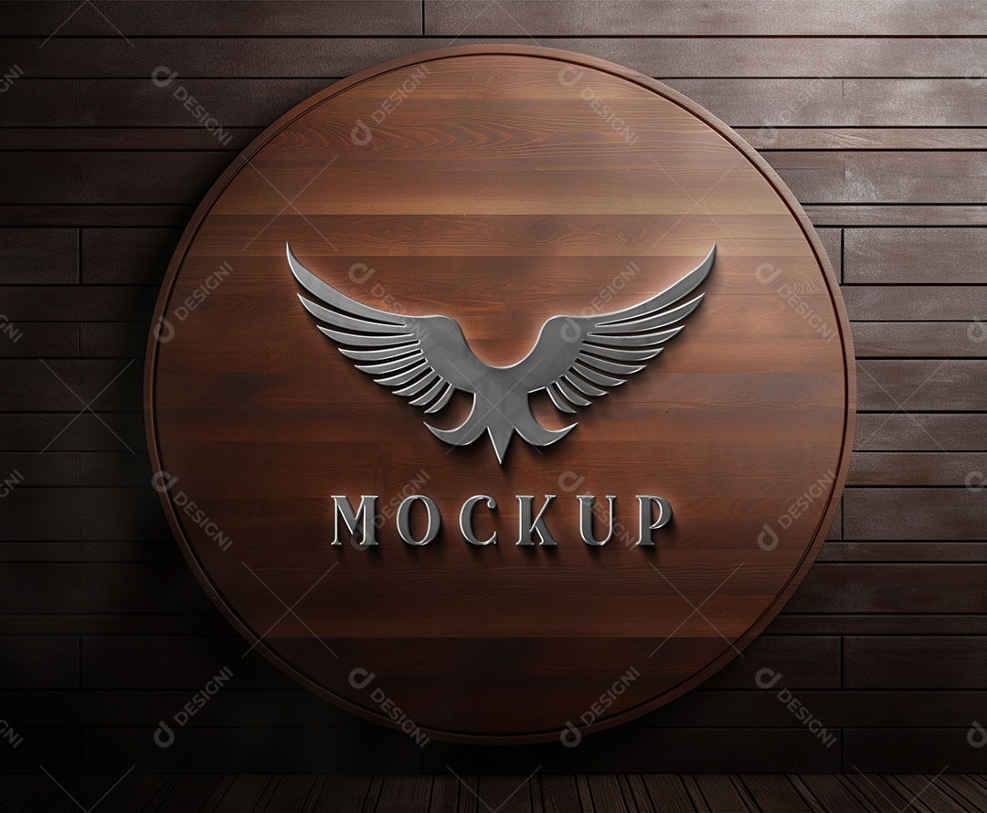 Modelo Logo de Empresa Mockup PSD Editável