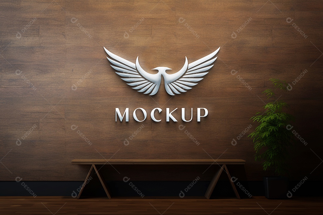 Modelo Mockup de Empresa PSD Editável