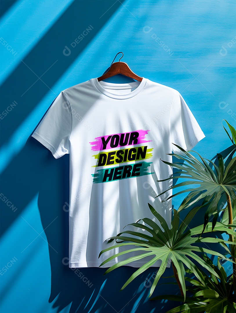 Mockup de Camiseta Masculina PSD Editável