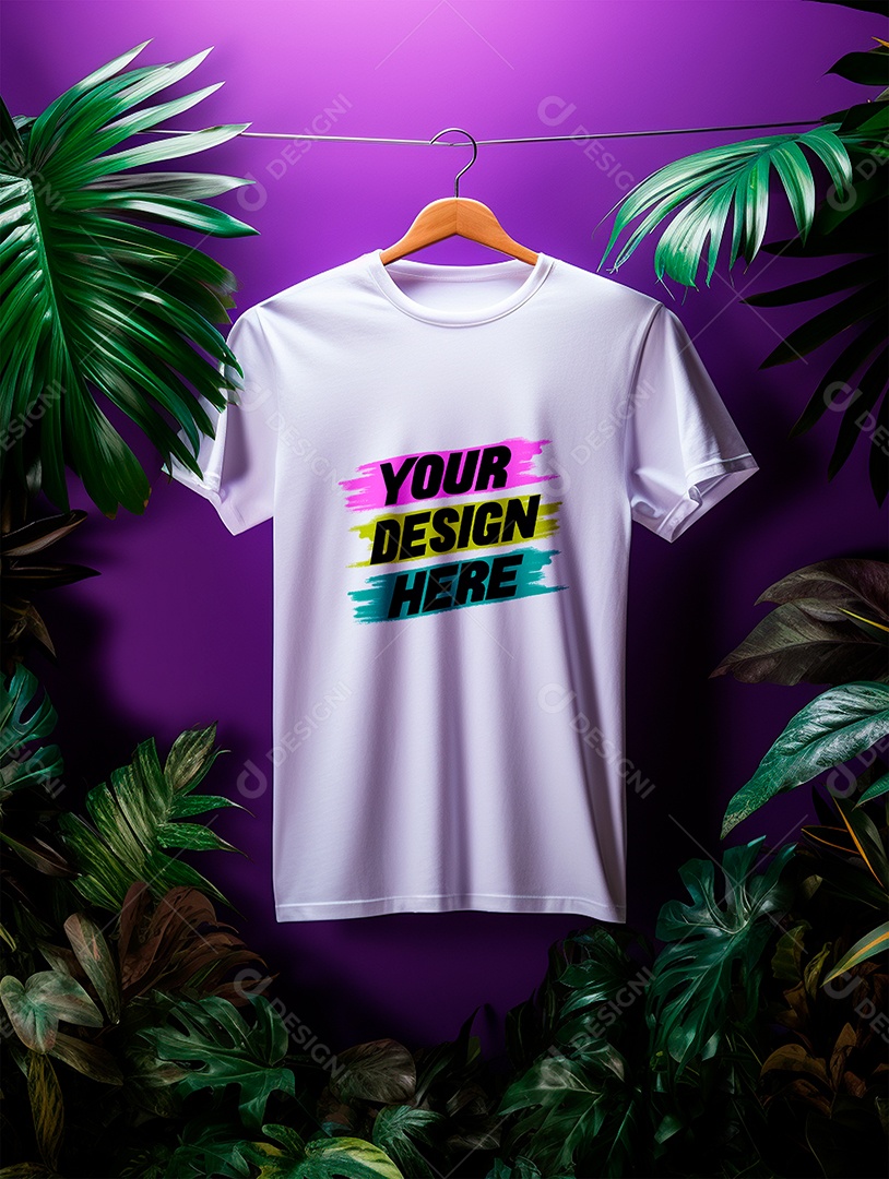 Mockup de Camiseta Masculina PSD Editável