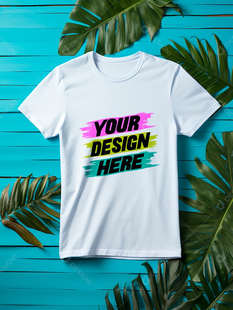 Mockup de Camiseta Masculina PSD Editável