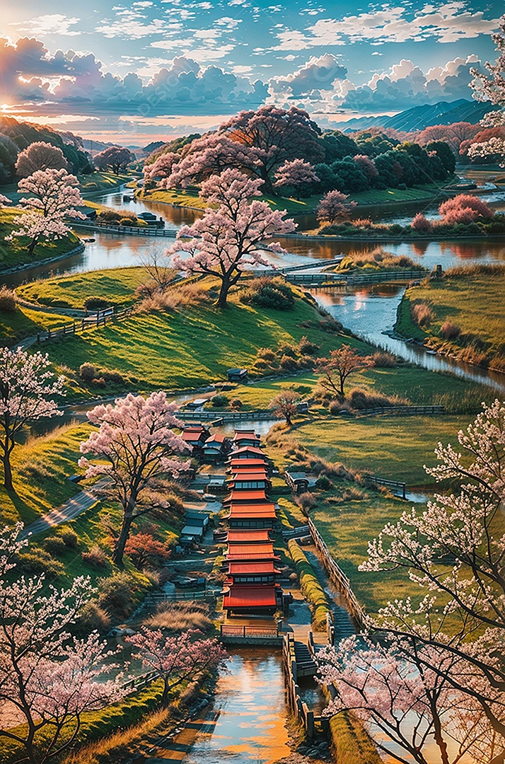 Papel de parede Japonês