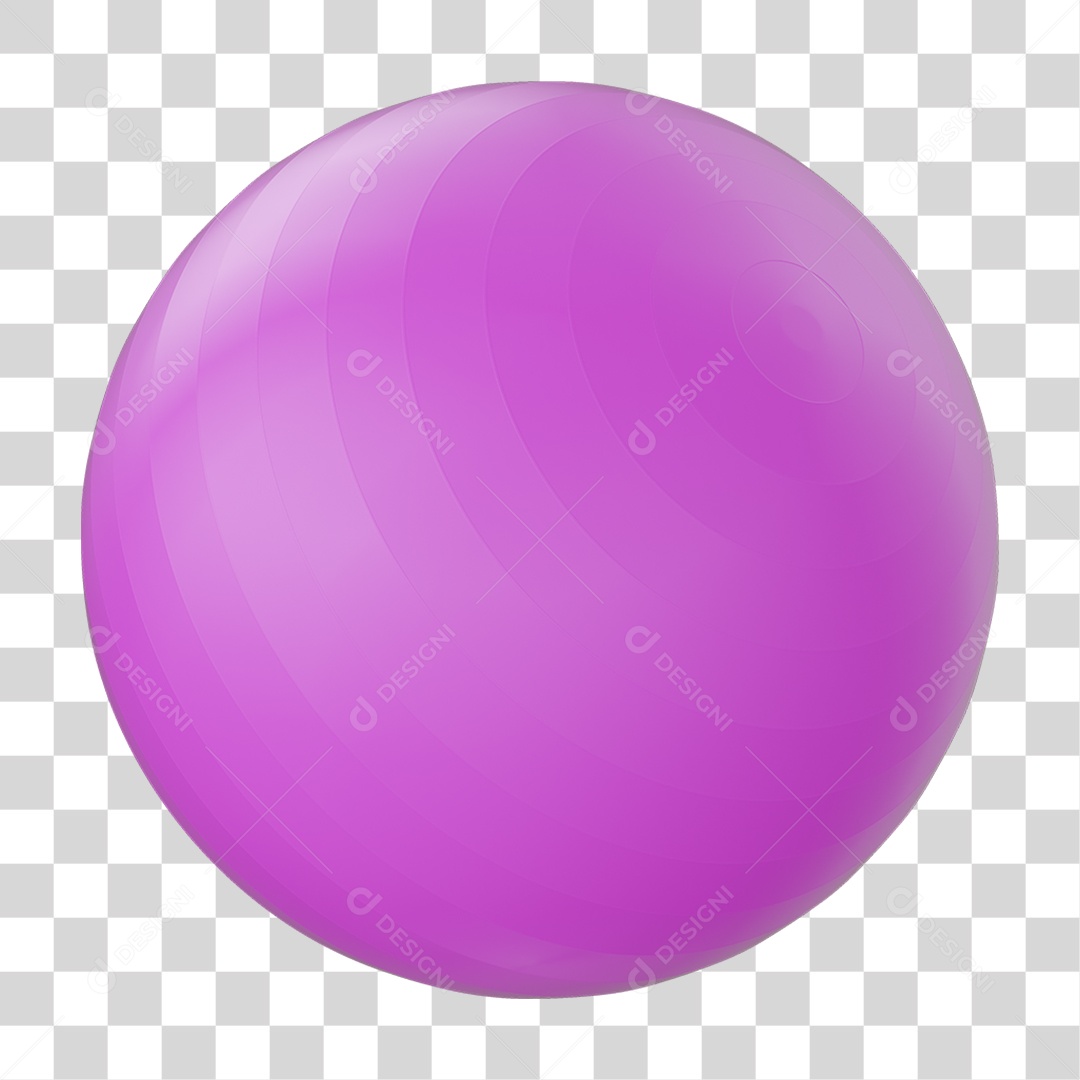 Bola de Pilates PNG Transparente