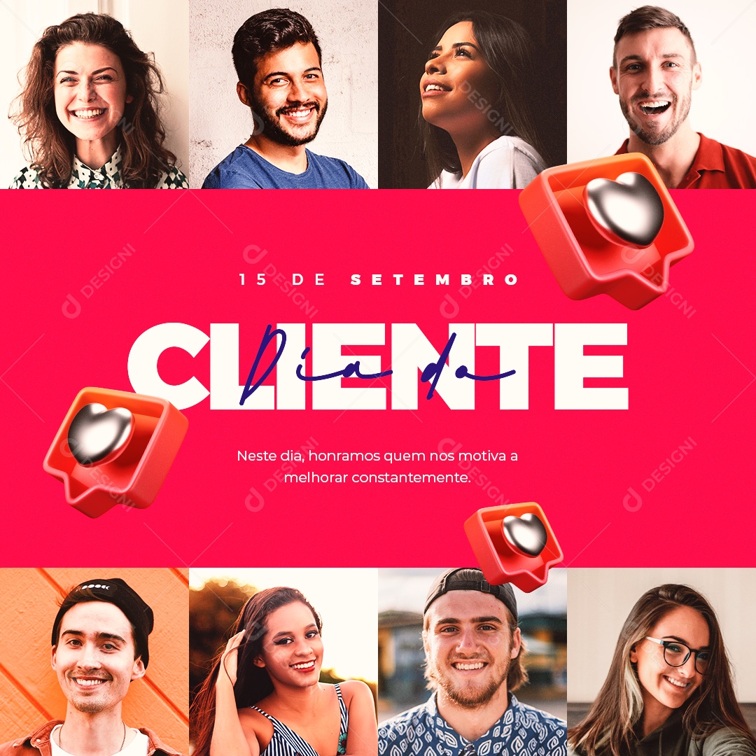 Dia Do Cliente 15 de Setembro Social Media PSD Editável